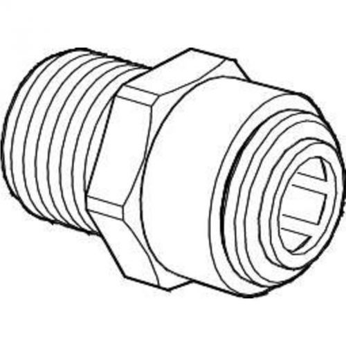 Push In Tube Male Connector 3/8&#034; Od Tube X 3/8&#034; Thread Watts Water Technologies
