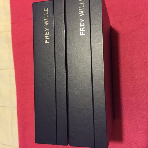 3 new genuine jewelry boxes from FREY WILLIE,7/5,5 inch and 1 bigger double case