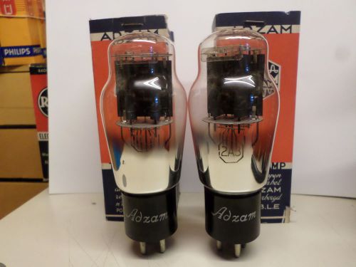 matched pair 2A3  from adzam new in box  . NOS .