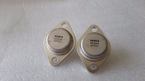 2x KD366B  TESLA   Trs  PnP  70W  10A  100V  Darlington  (BDX86) (BDX64) (2N6052