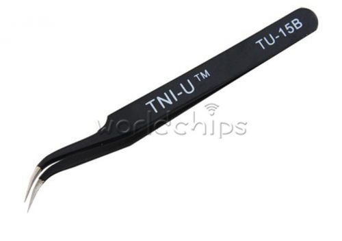 5pcs tu-15b anti-static non-magnetic elbow tweezers for sale