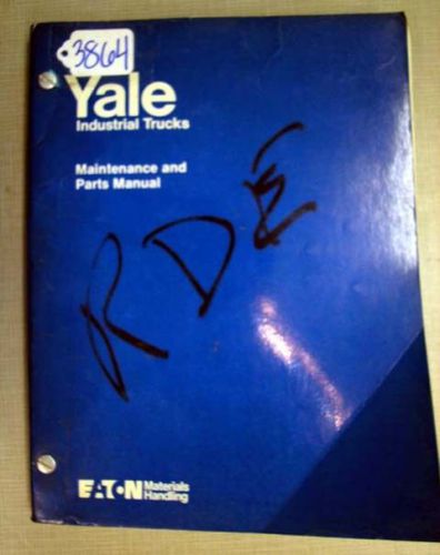 Yale RDE Narrow Aisle/Extend-A-Load Forklift Manual, #3864