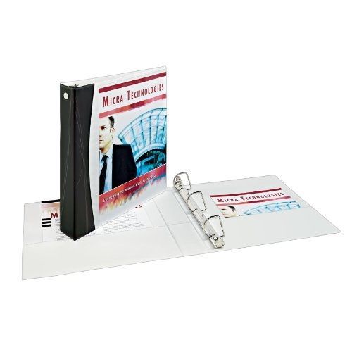 Avery Comfort Touch View Binders with 1.5-Inch EZ-Turn Ring, Holds 8.5 x 11