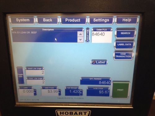 (NEW) Hobart  Hlx    Digital Scale / Printer