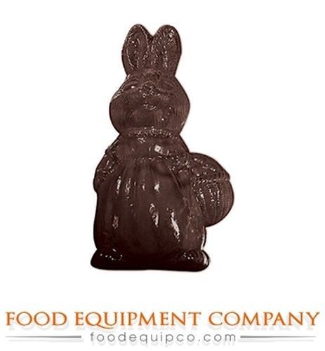 Paderno 47865-28 Chocolate Mold bunny 5-7/8&#034; L x 3&#034; W x 1-1/8&#034; H 2 per sheet