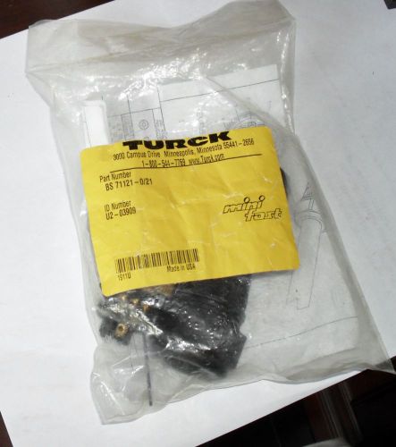 Turck BS 71121-0/21   U2-03909    **FACTORY SEALED**