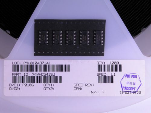 20 ea 74VHC541SJ 74541 BUFFER/DRIVER,SINGLE,8-BIT,CMOS,SOP-20 Fairchild  #A3121