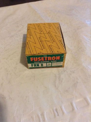 Fusetron FRN 8 Lot Of 10 Fuses FREE SHIPPING