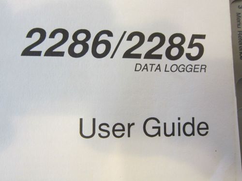 Fluke 2286/2285 System Guide for Data Logger
