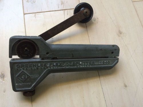 Vintage tool!  greenlee 1940 flex splitter flexible conduit cutter electrical for sale