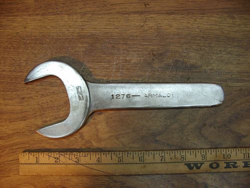 Old Used Tool,Armstrong 1276 Armaloy 2-3/8&#034;Open End Service Wrench,9-15/16&#034; Exc.