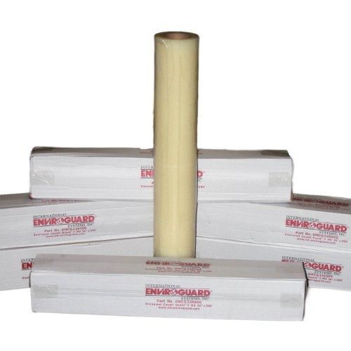 Enviroguard Clear CarpetGuard Polyethylene Roll, Disposable, 200&#039; Length x 36&#034;