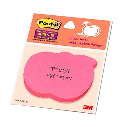 3M Super Post-it Apple Red 1pack/45 sheets/sticky notes