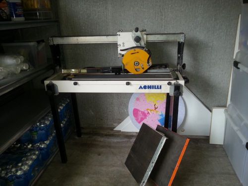 Achilli ATS 80 Tile Saw cutting length up to 31&#034;