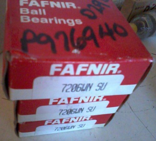 Fafnir 7206WN SU Bearing 1 ea