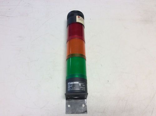 Cutler hammer eaton e26bpv4 e26bl e26 red green amber stack light w/ alarm for sale