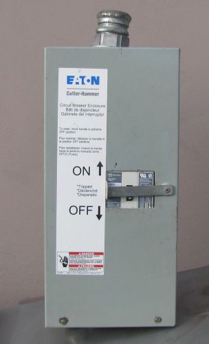 Eaton cutler hammer 60 amp circuit breaker switch enclosure 3 pole gmcp for sale