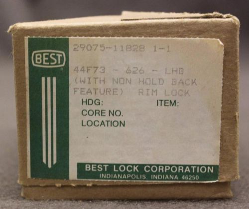 NEW  Best Access Systems Rim Lock &amp; Cylinder