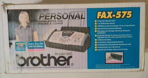 BROTHER FAX-575 Personal Plain Paper Fax, Phone &amp; copier