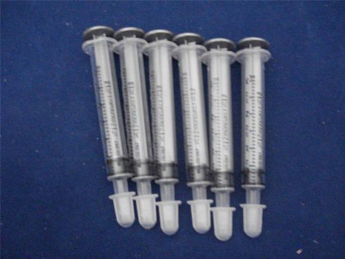 (6) Oral Syringes No Needle 3 ML 1/2 TBSP Dose Hyperdermaic Syringe 6 Syringes