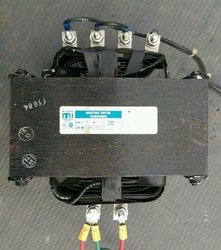 Micron 2.0 KVA Control Transformer 120/220-480Volt Cat#E2KO-0077-3, Single Phase
