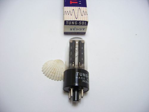 Mint tung-sol 5y3gt 5y3 vintage guitar stereo amp vacuum oem tube part nos nib for sale