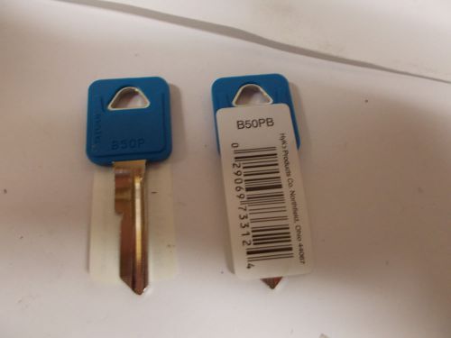 HyKo Blue Plastic Head Key Blanks B50PB x 5