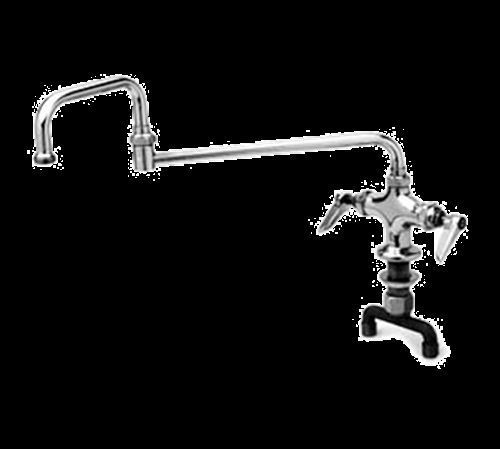 T&amp;s brass b-0251 pantry faucet 15&#034; l extended double-joint swing nozzle deck... for sale