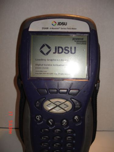 JDSU DSAM 3500B, used, Calib w/docs. DOCSIS 1.1 std battery incl. ebay applies