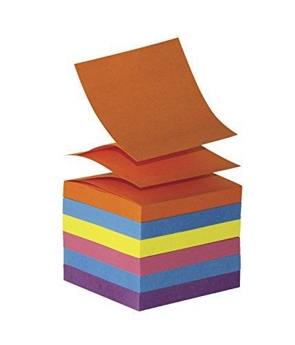 School Smart Pop Up Self Stick Notes - 3 x 3 inches - 12 Pads of 100 Sheets -