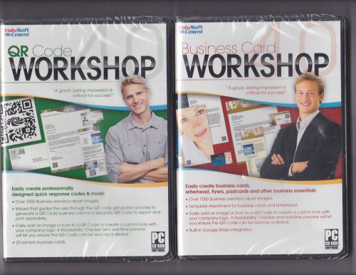 Quick Response QR Code &amp; Business Card WORKSHOP PC Software by ValuSoft Cosmi