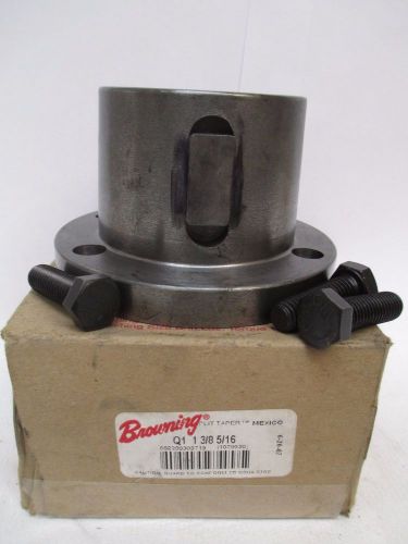 NEW BROWNING SPLIT TAPERED BUSHING Q1 1-3/8 1-3/8&#034; BORE 5/16&#034; KW