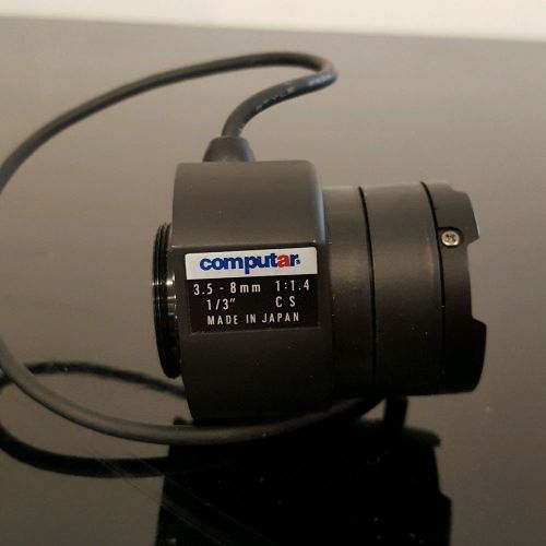 Computar Vari Focal TG2Z3514FCS-2 3.5-8mm F1.4 TV Lens W/31cm Mini-Connector