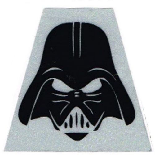 Tetrahedron decal - darth vader black fire helmet decal (pack of 2) for sale