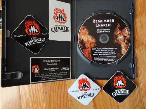 &#034;REMEMBER CHARLIE&#034; SAFETY DVD SAFETY OILFIELD REFINERY SAFETY TRAINING MSRP $665