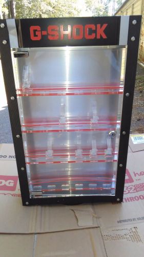G Shock Display Case &amp; Baby G 2 sided rotating glass case ,with watch holders