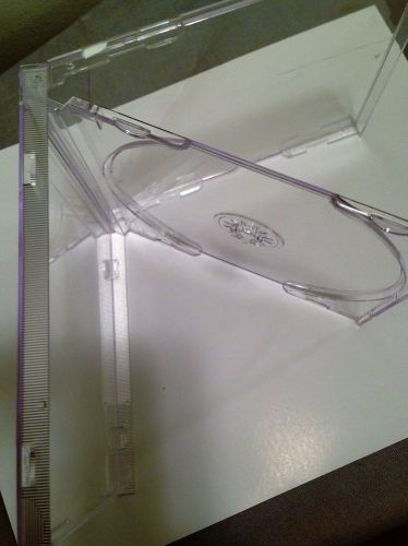 100 Clear Slimline Import CD-5 Jewel Boxes - Holds J Card Inserts