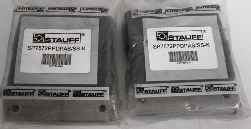 (2) stauff sp7572ppdpas/ss-k clamp assembly for sale