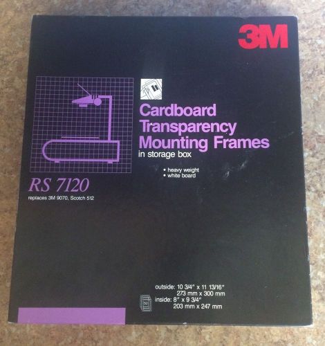 Cardboard Transparency Mounting Frames in Storage Box RS 7120 9070 scotch 512