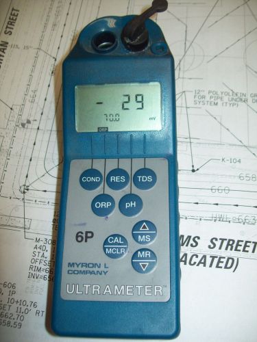 Myron L Company Ultrameter 6P  Meter  waterproof conductivity resistivity pH TDS
