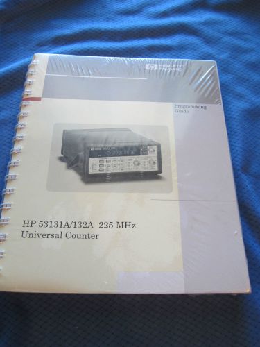 ORIGINAL MANUAL HP 53131A/132A 225 MHz UNIVERSAL COUNTER HEWLETT PACKARD