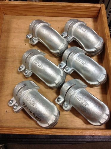 6 Appleton 1 1/2&#034; Conduit Elbows.  Loc 13C Lot F