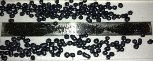 VIRGIN BLACK  ABS Plastic Pellets Resin Material 10 Lbs Injection Molding