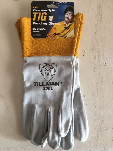Tillman 25BL Welding Glove TIG Deerskin Split New
