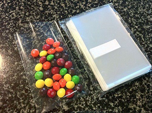 Uniquepacking 500 Piece 4 x 6 O Clear-Flat-Cello/Cellophane Bags Good for Favors