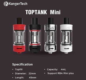 Kanger 4.0ml TopTank Mini Tank Sub Ohm Top Fill  -  US SELLER