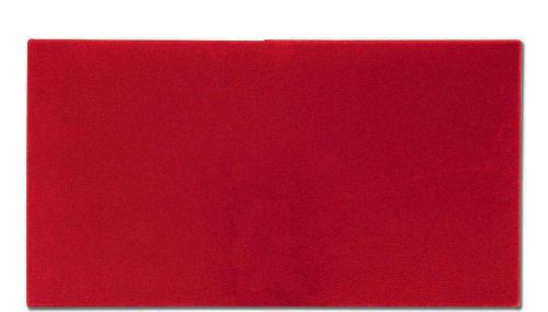 red velvet pad  STANDARD SIZE RED 14&#034;X7.5&#034; 3 pieces  (bx213x3)