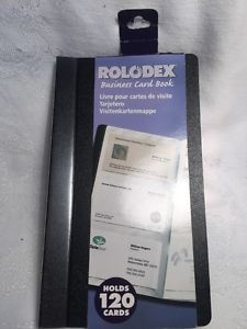 Rolodex Business Card Book 120 Card Capacity New Unused Office Supply