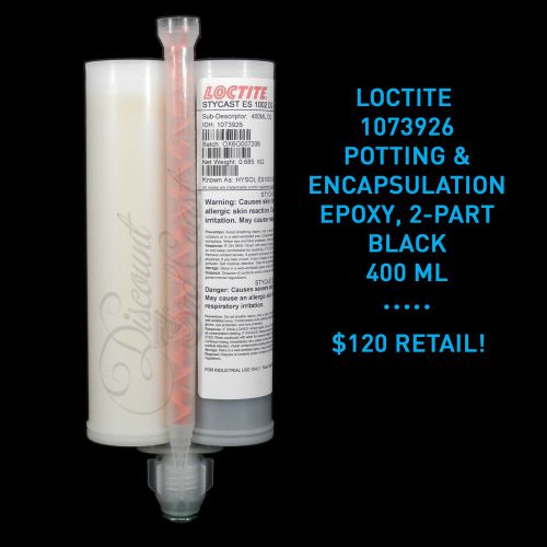 Loctite 1073926 potting &amp; encapsulation epoxy, black, 400 ml, new, $120 retail! for sale