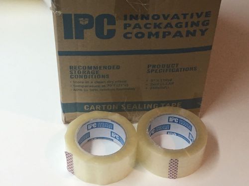 2 ROLLS ACRYLIC BOX CARTON SEALING TAPE 2 mil  2&#034; x 110 yard(330 ft)!! I-TAPE